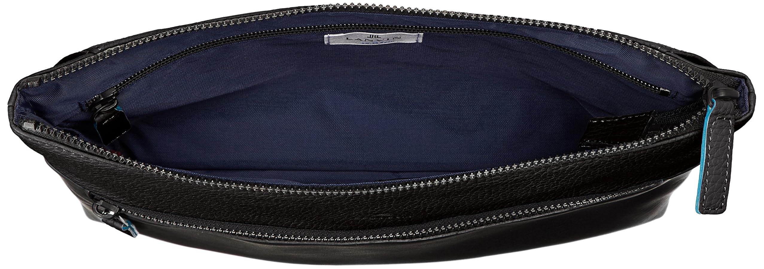 美品 LANVIN カシミヤ ブルゾンダークネイビー 肩パッド SINGLE-BREASTED FLAP POCKETS JACKET NAVY BLUE | Lanvin